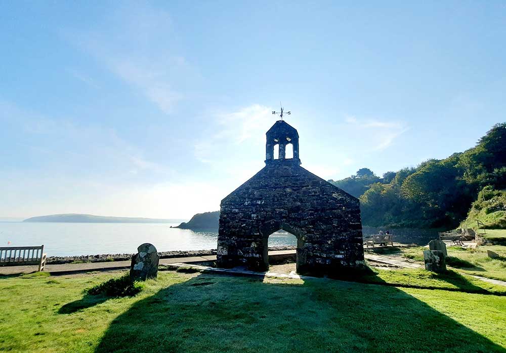 The remains of Cwm yr Eglwys Church The remains of Cwm yr Eglwys Church