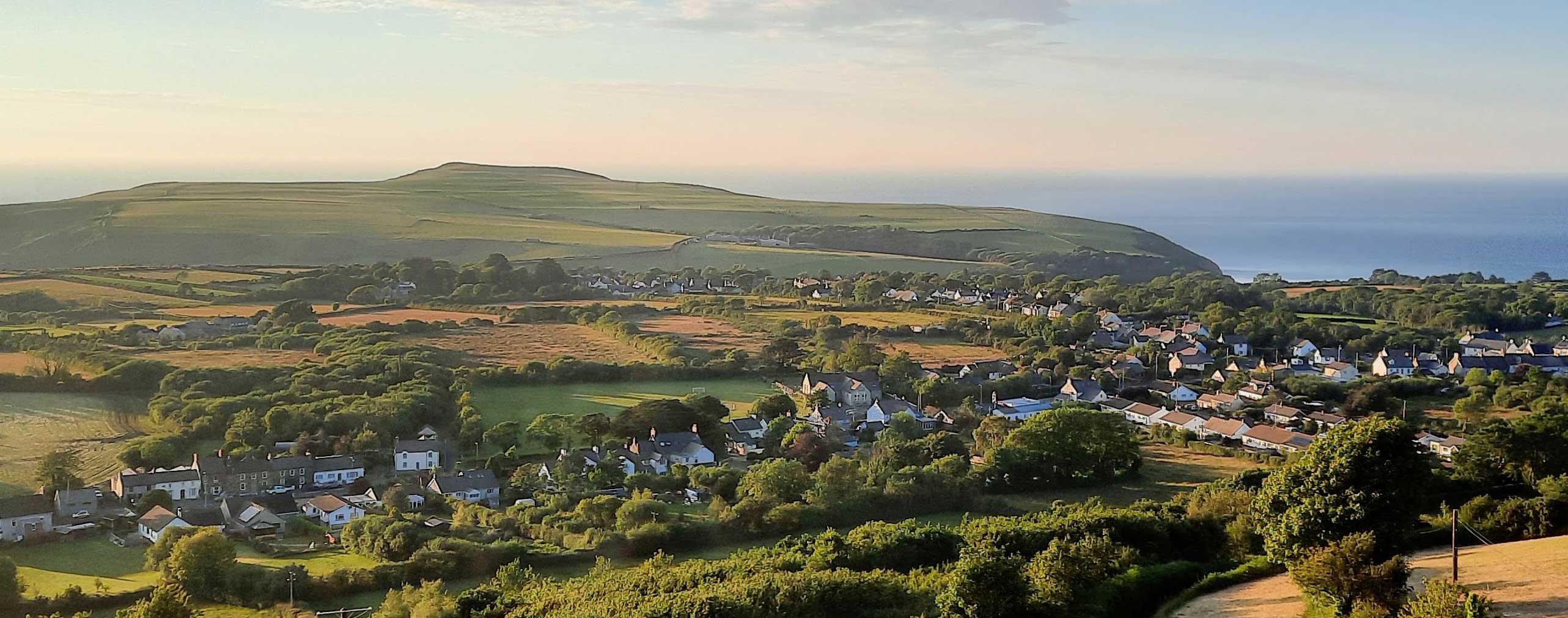 Dinas Cross from the View Point