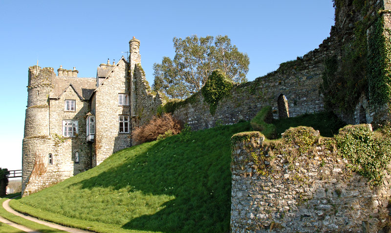 View of the castle from the west