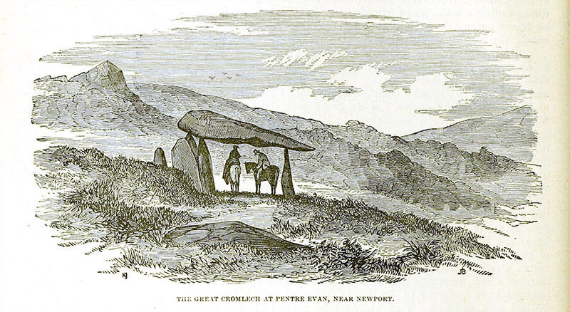 Pentre Ifan as shown in 'The history of Little England beyond Wales and the non-Kymric colony settled in Pembrokeshire'