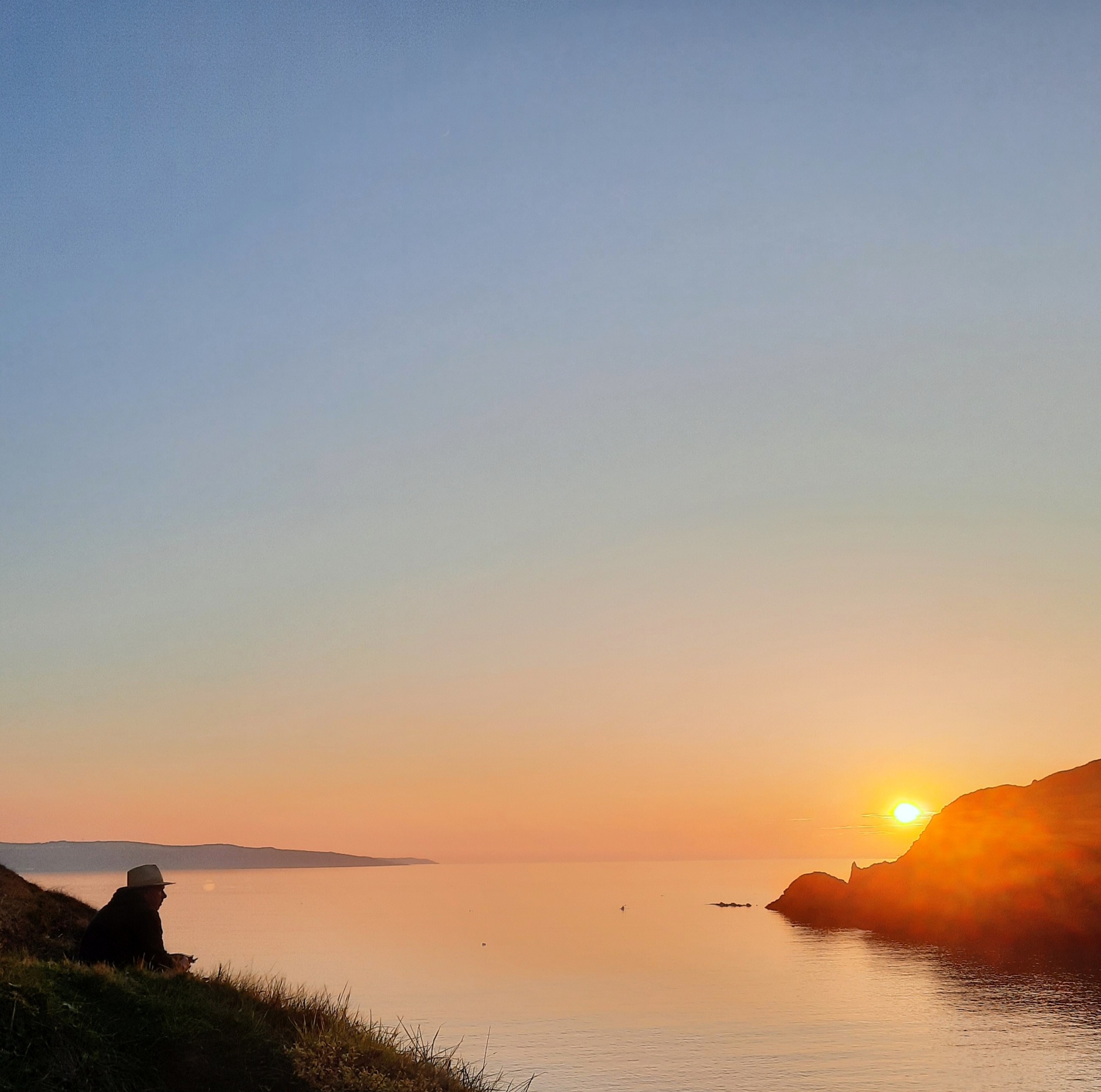 Sunset at Pwllgwaelod