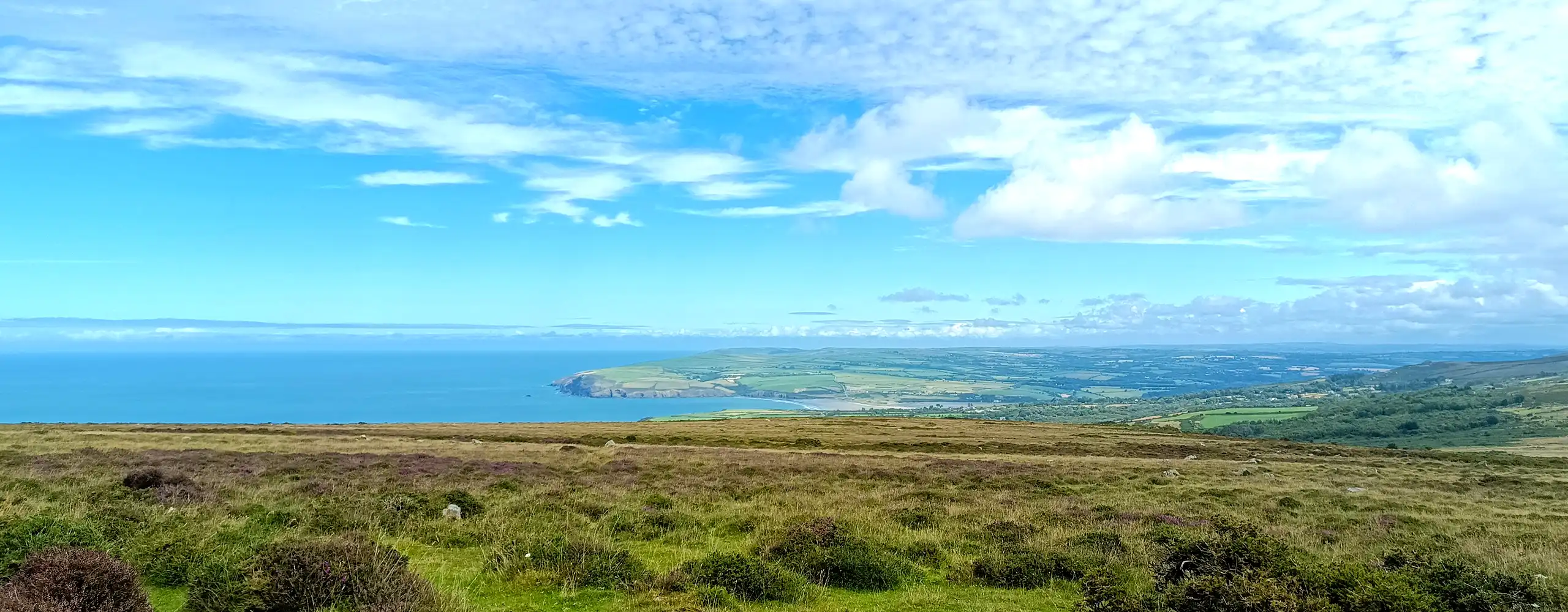The view from Dinas Mountain towards Newport and Morfa Headland