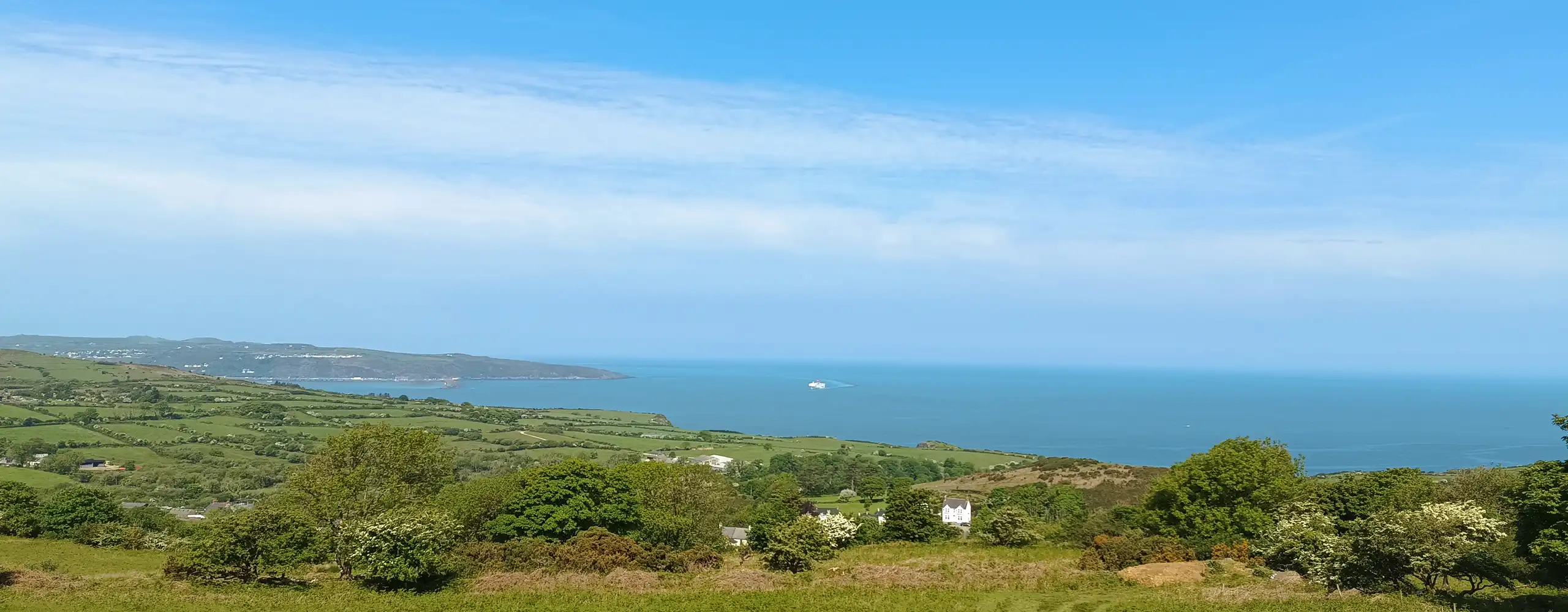View of Fishguard Bay from Bryn Niwl Holiday Cottage