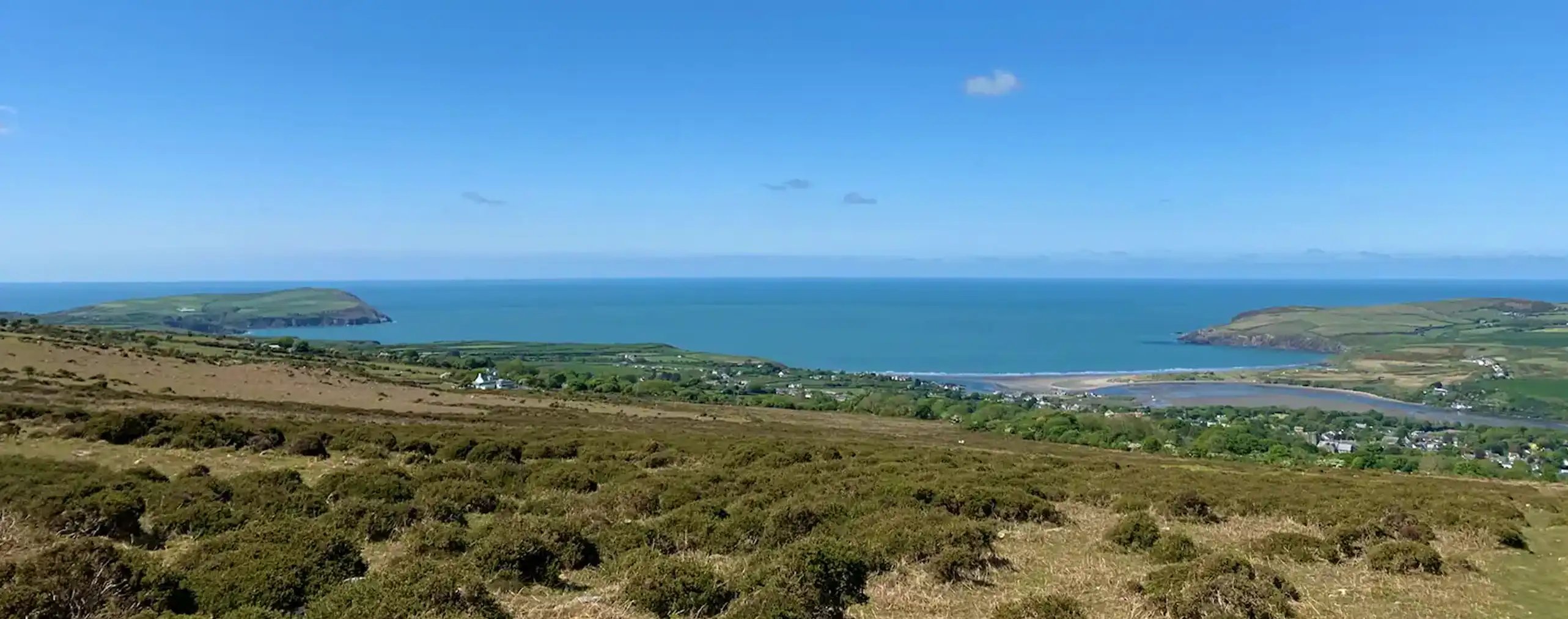 View over Newport from Carningli mountain