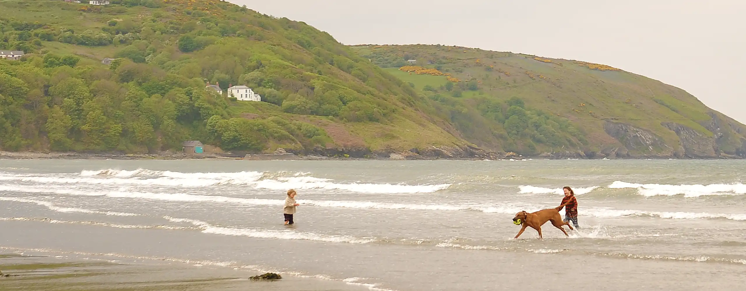 Take a paddle at Poppit Sands