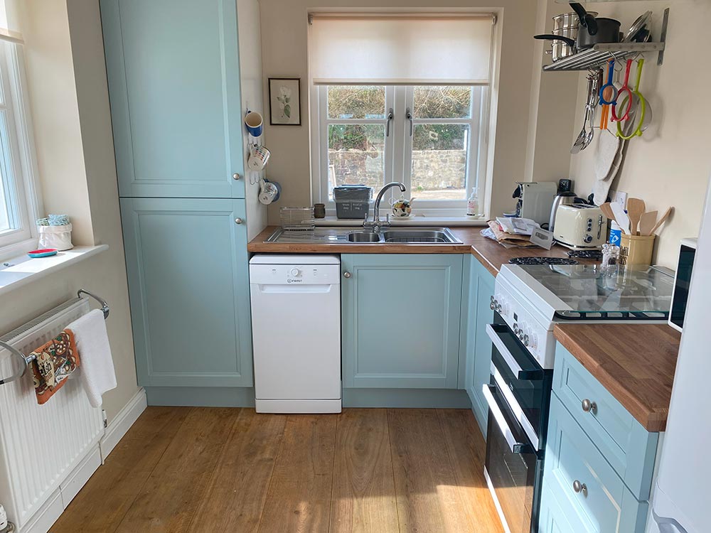 The fully equipped kitchen The fully equipped kitchen