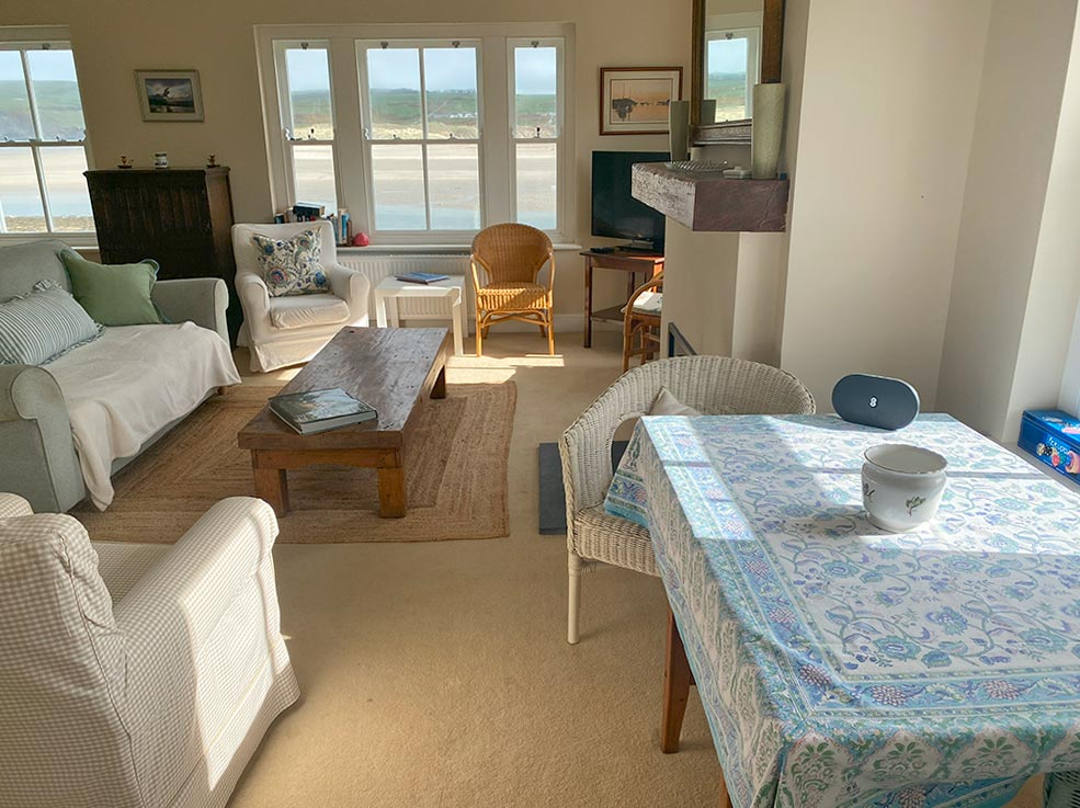 Living area with sea views Living area with sea views