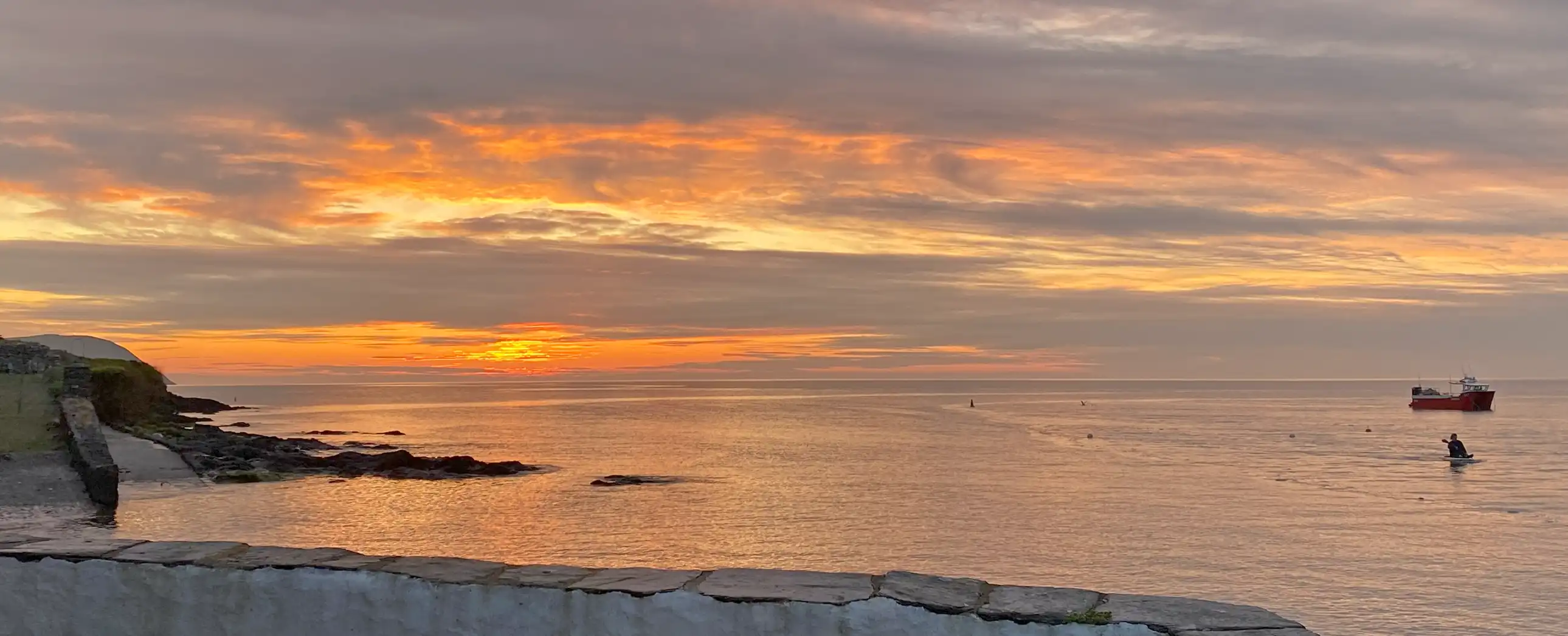 Typical Parrog sunset